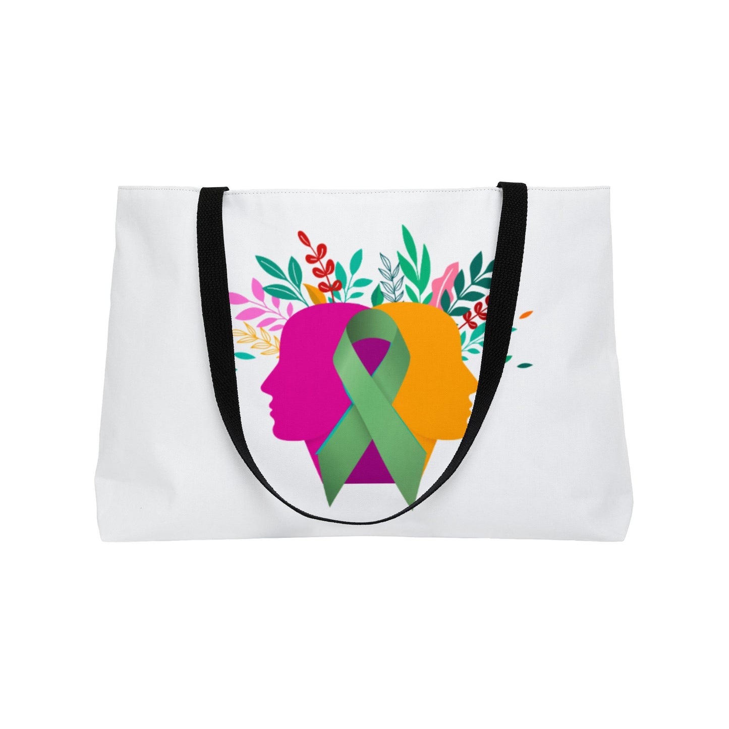 Weekender Tote Bag - Inspirational Ribbon Design | Better Self Better Life