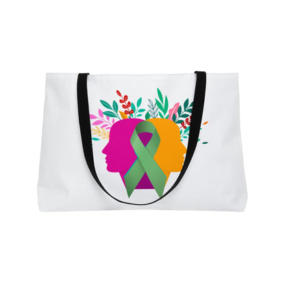 Weekender Tote Bag - Inspirational Ribbon Design | Better Self Better Life
