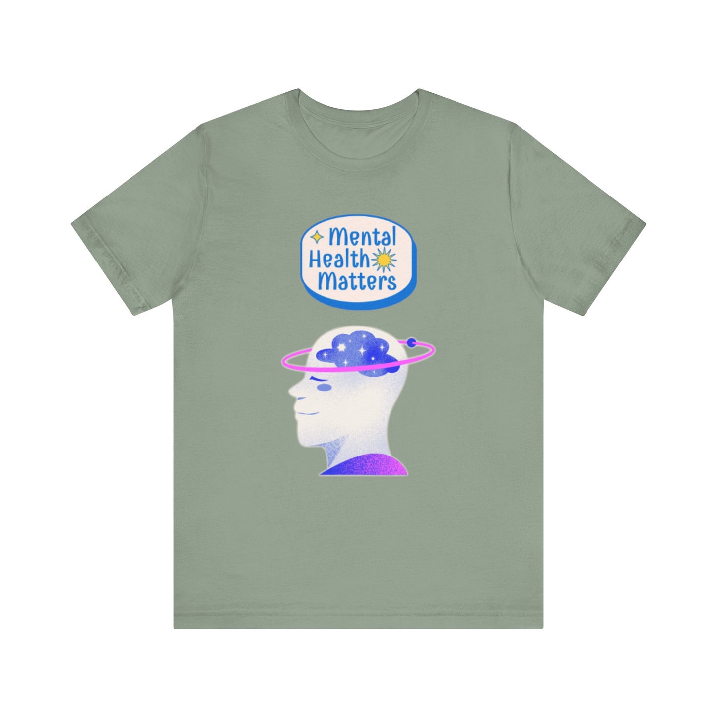 Mental Health Matters Motivational Tee – Unisex Jersey Short Sleeve Shirt | Inspirational & Uplifting Message | Better Self Better Life