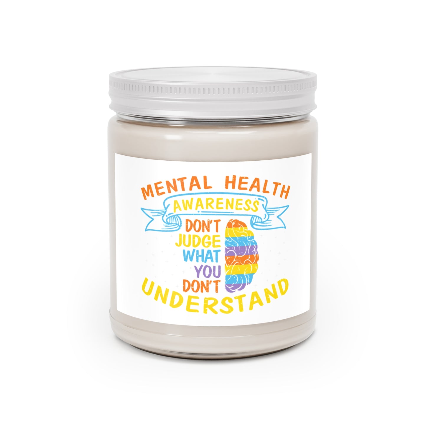 Mental Health Awareness Scented Candle | 9oz Aromatherapy Gift | Better Self Better Life