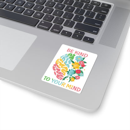 You Are Enough Stickers – Custom Kiss-Cut Stickers for Mental Health Awareness | Better Self Better Life