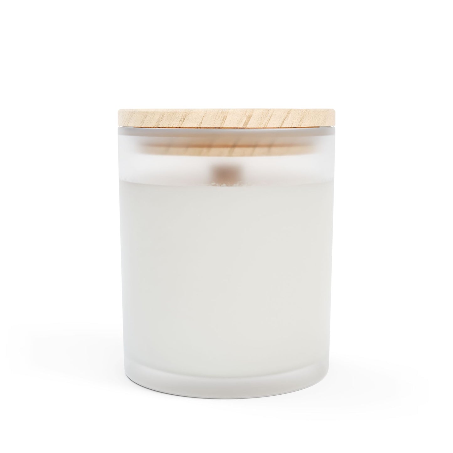 Frosted Glass CandleFrosted Glass Candle with Wooden Wick | Better Self Better Life