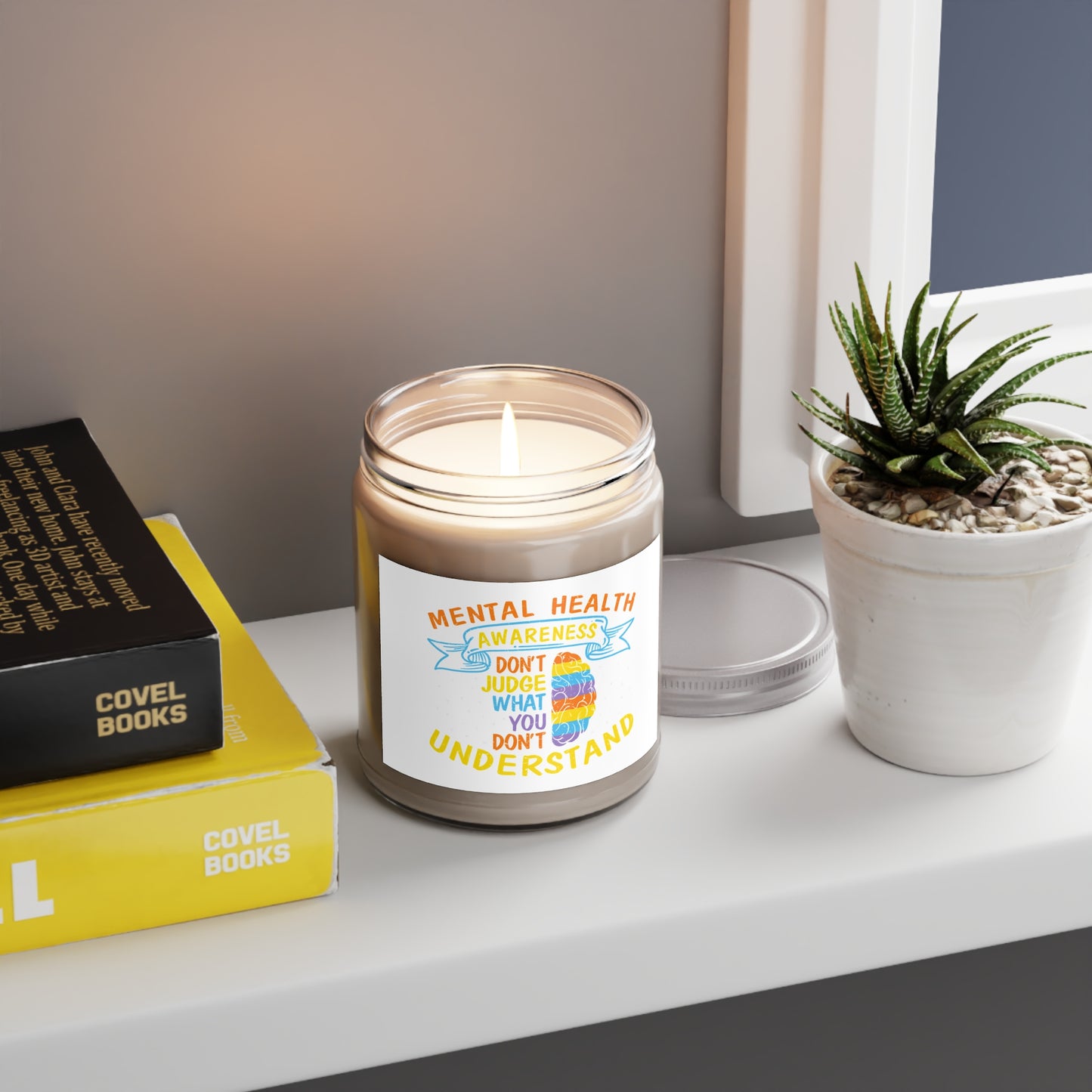 Mental Health Awareness Scented Candle | 9oz Aromatherapy Gift | Better Self Better Life
