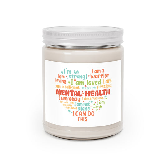 Empowering Scented Candle |  Mental Health Affirmations | Eco-friendly Aromatherapy | Better Self Better Life