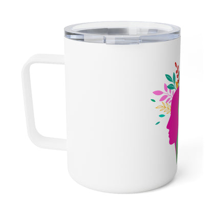 Floral Awareness Insulated Coffee Mug | Better Self Better Life
