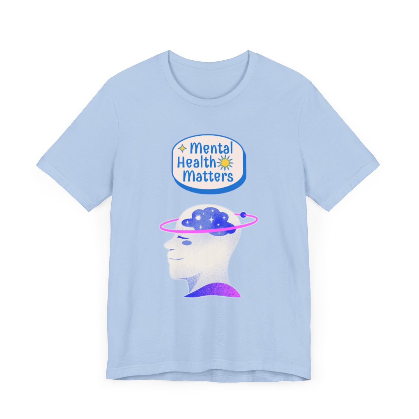 Mental Health Matters Motivational Tee – Unisex Jersey Short Sleeve Shirt | Inspirational & Uplifting Message | Better Self Better Life