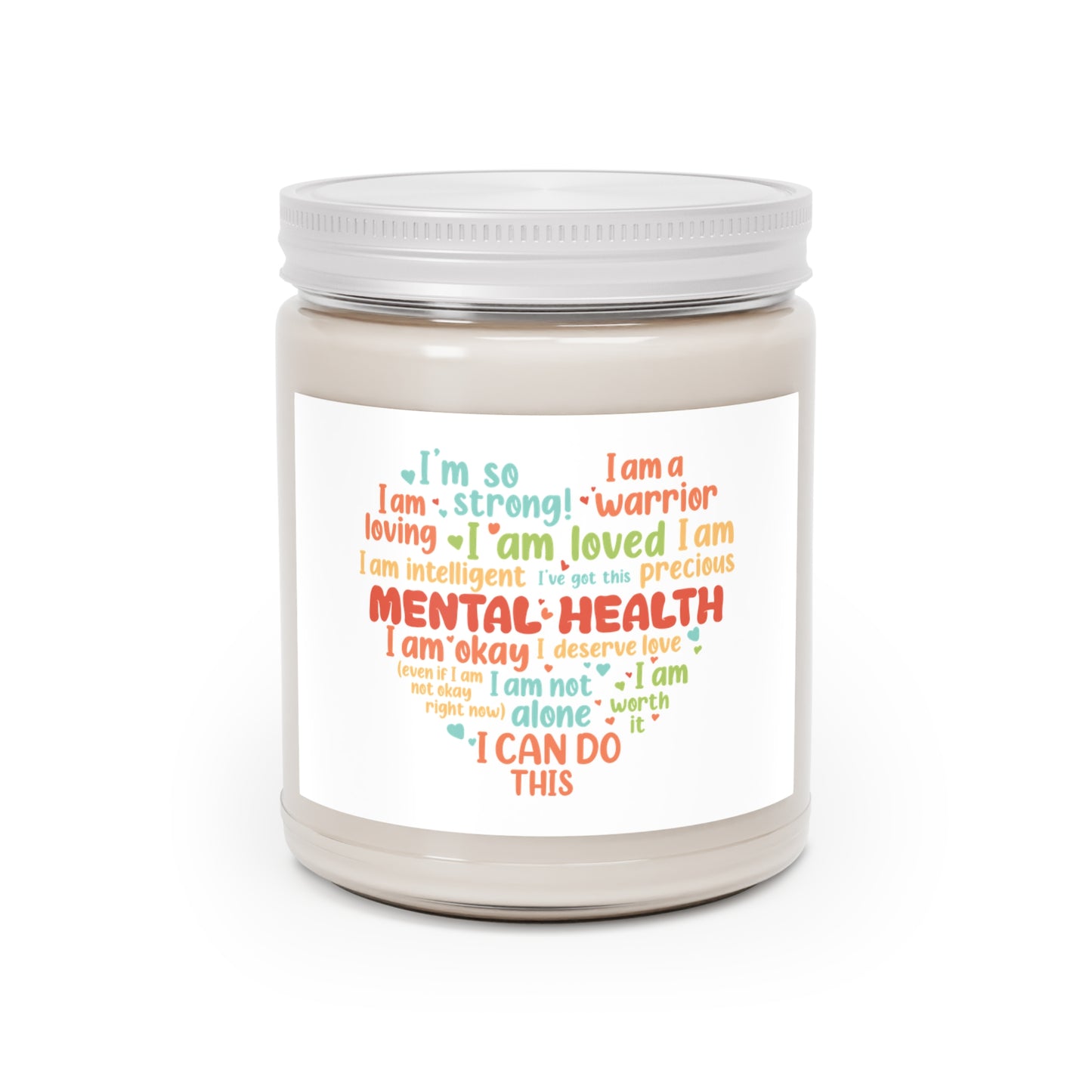 Empowering Scented Candle |  Mental Health Affirmations | Eco-friendly Aromatherapy | Better Self Better Life