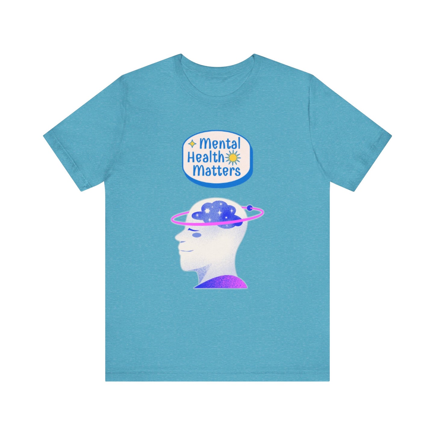 Mental Health Matters Motivational Tee – Unisex Jersey Short Sleeve Shirt | Inspirational & Uplifting Message | Better Self Better Life