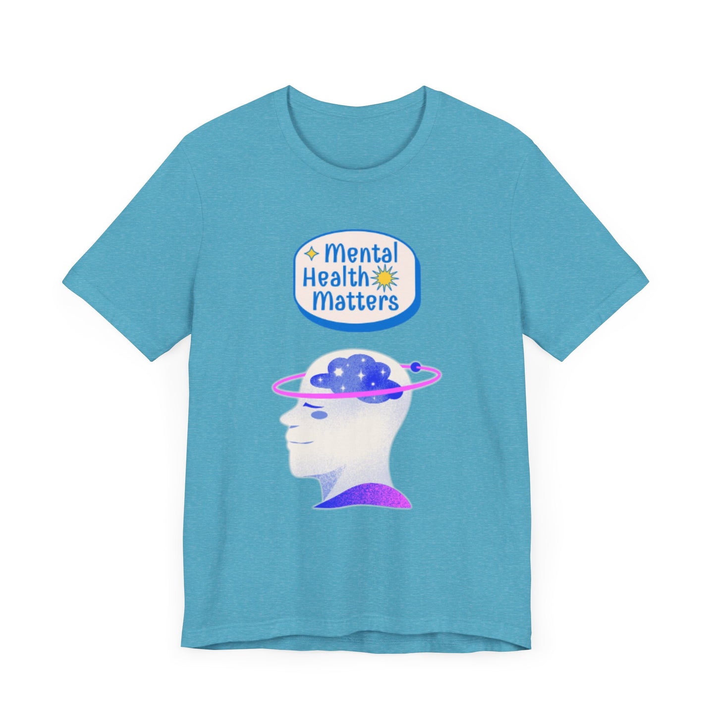 Mental Health Matters Motivational Tee – Unisex Jersey Short Sleeve Shirt | Inspirational & Uplifting Message | Better Self Better Life