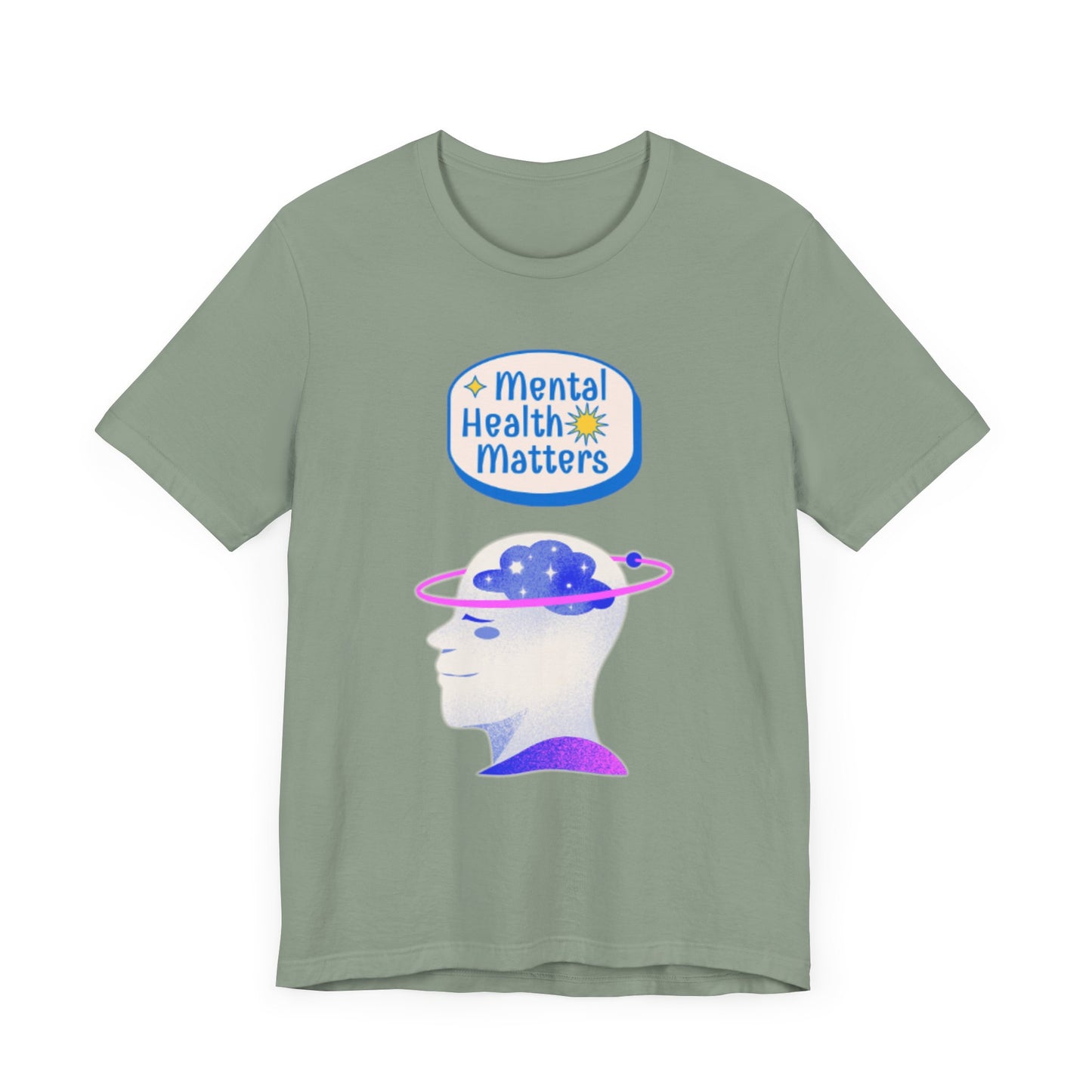 Mental Health Matters Motivational Tee – Unisex Jersey Short Sleeve Shirt | Inspirational & Uplifting Message | Better Self Better Life
