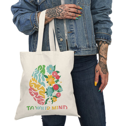 Be Kind to Your Mind – Natural Cotton Tote Bag | Better Self Better Life