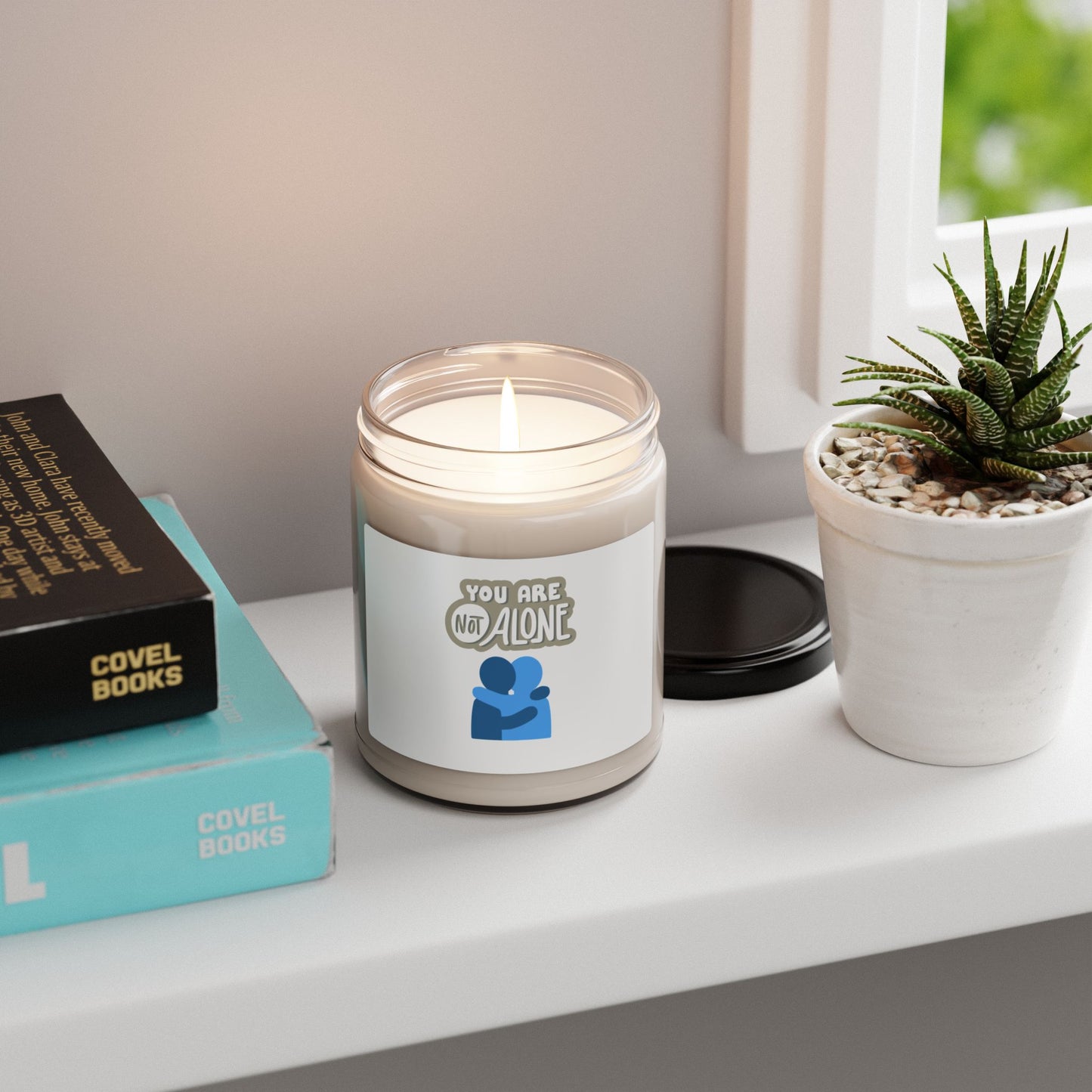 "You Are Not Alone" Scented Soy Candle – Comfort in Every Flicker | Better Self Better Life