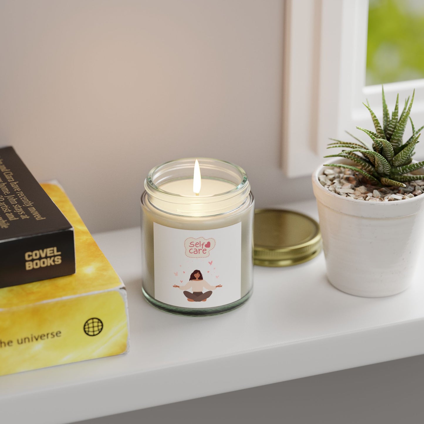 Self Care Scented Candles – Coconut Apricot Wax | Better Self Better Life