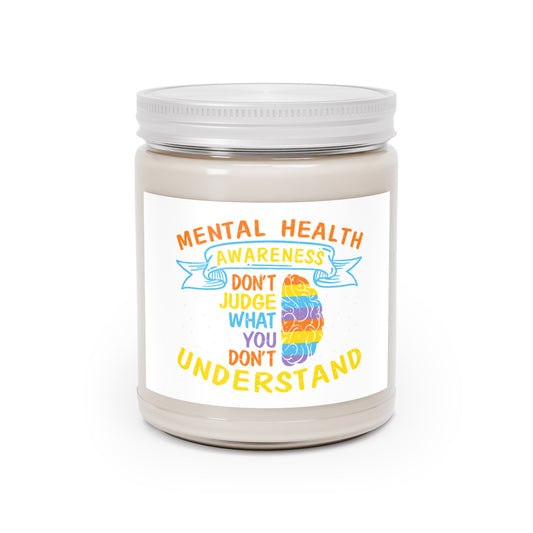 Mental Health Awareness Scented Candle | 9oz Aromatherapy Gift | Better Self Better Life
