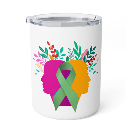 Floral Awareness Insulated Coffee Mug | Better Self Better Life