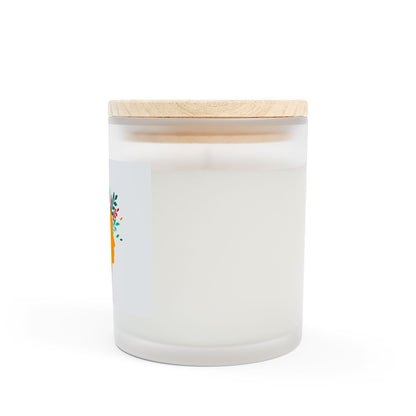 Frosted Glass CandleFrosted Glass Candle with Wooden Wick | Better Self Better Life
