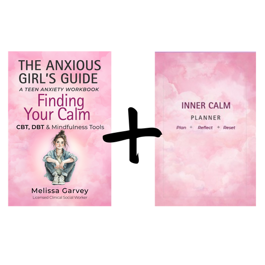 The Anxious Girl's Guide workbook + Inner Calm Planner