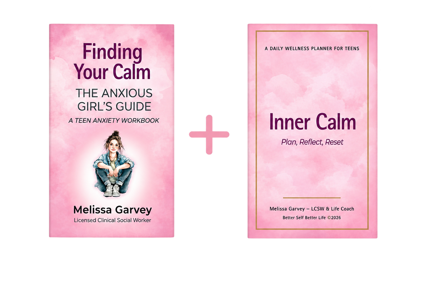  El Pack Completo de La Guía para Chicas con Ansiedad: Encuentra Tu Calma — Cuaderno de trabajo + Agenda  