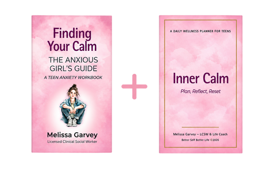 The Anxious Girl's Guide workbook + Inner Calm Planner